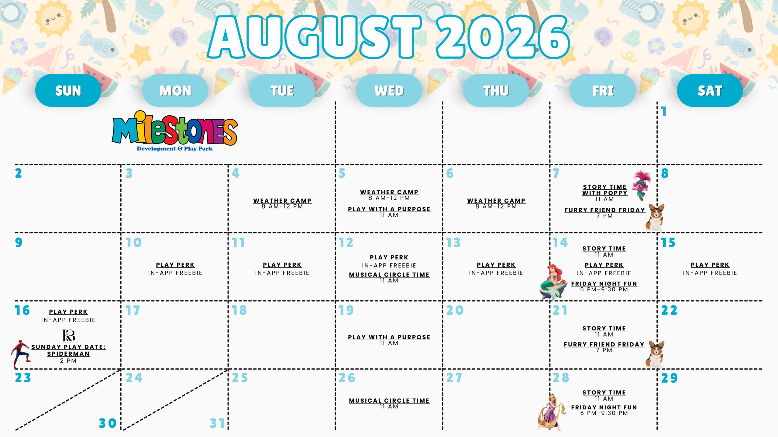 August 2026 Calendar